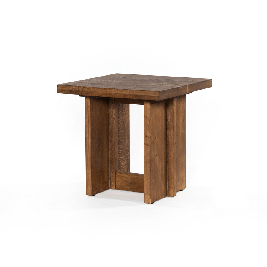 Erie End Table - Dark Smoked Oak-Four Hands-FH-101408-003-Side Tables-1-France and Son