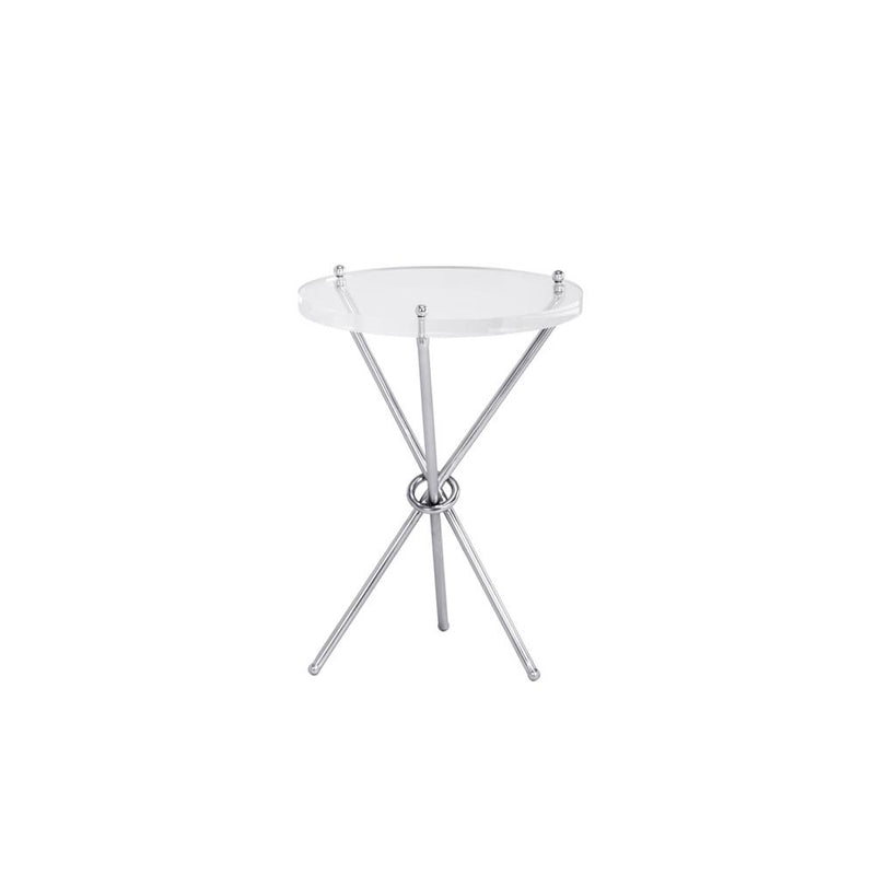 Cher Side Table-Sunpan-SUNPAN-101704-Side TablesNickel-3-France and Son