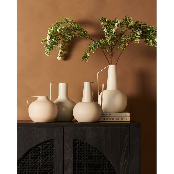 Aleta Vases, Set Of 4-Four Hands-FH-IMAR-269-VasesMatte Black-4-France and Son