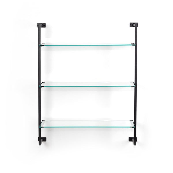 Collette Wall Shelf-Four Hands-FH-101907-002-Wall DecorSatin Black-2-France and Son