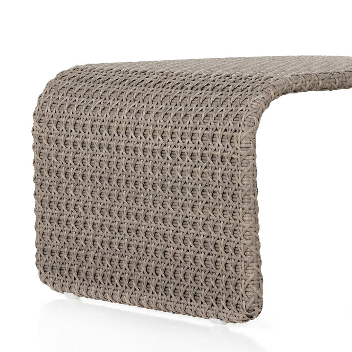 Paige Outdoor Woven Chaise-Four Hands-FH-102432-002-Outdoor ChaisesBrushed Grey-15-France and Son