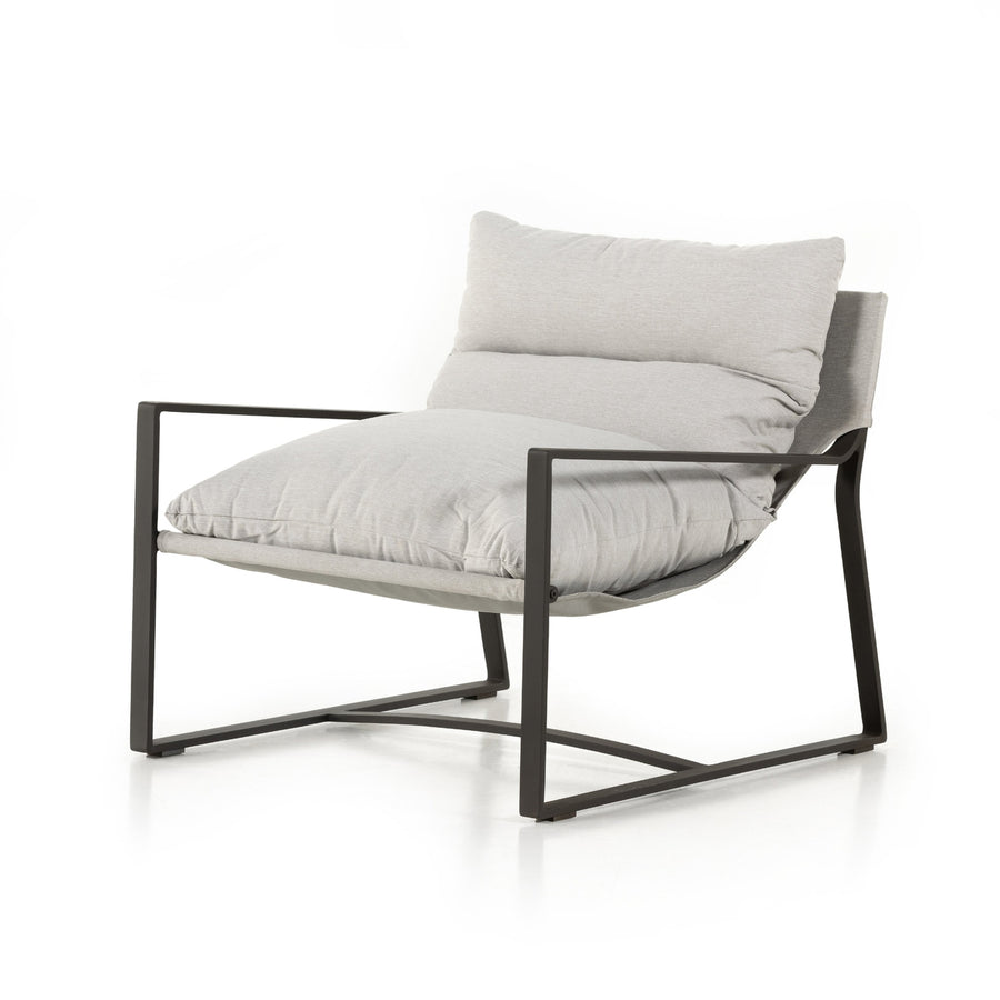 Avon Outdoor Sling Chair-Four Hands-FH-102479-003-Outdoor Lounge ChairsStone Grey-1-France and Son