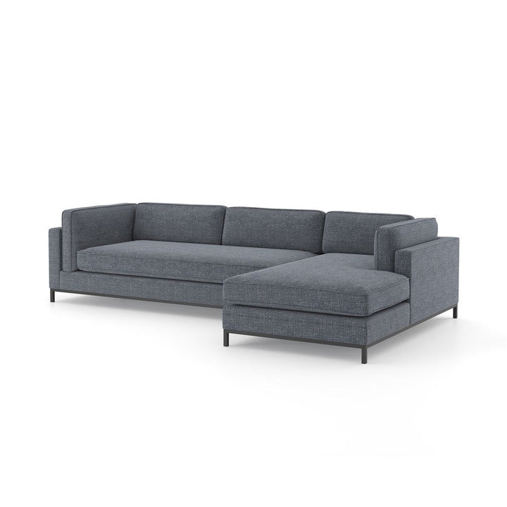 Grammercy Sectional-Four Hands-FH-UATR-001-BCH-Sectionals2 PC Left Chaise-Bennett Charcoal-10-France and Son