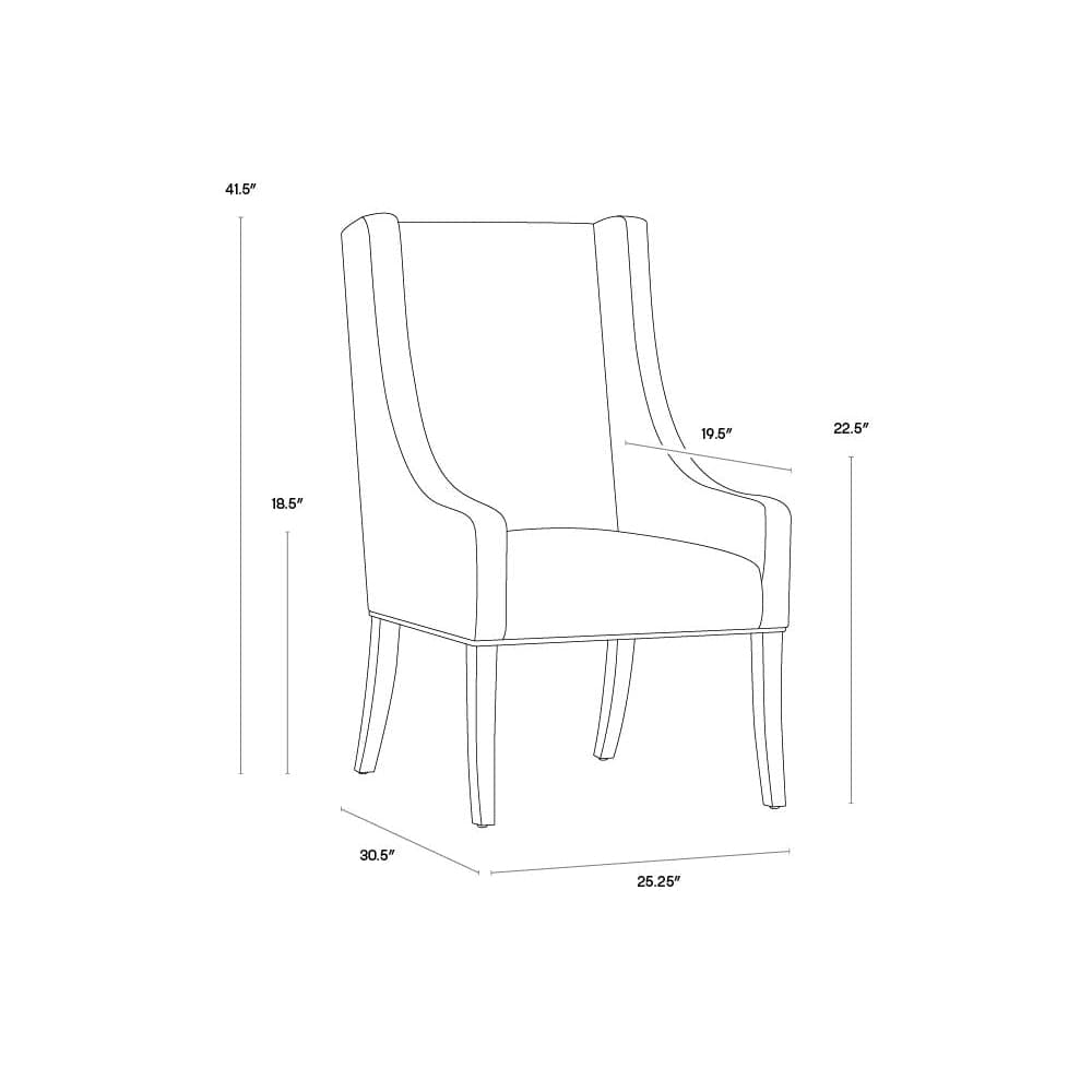 Aiden Dining Chair-Sunpan-SUNPAN-102754-Dining ChairsPimlico Prosecco-15-France and Son