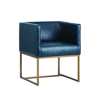 Kwan Armchair-Sunpan-SUNPAN-102768-Lounge ChairsVintage Blue-1-France and Son