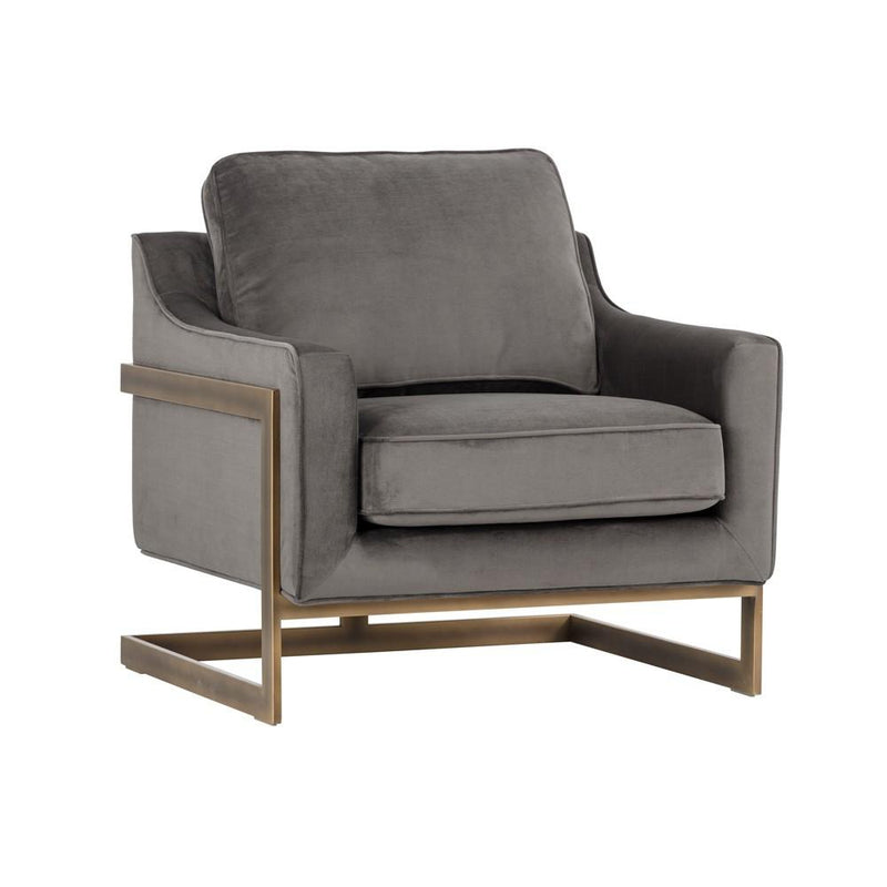 Kalmin Armchair-Sunpan-SUNPAN-102769-Lounge ChairsPiccolo Pebble-95% Polyester/5% Cotton-19-France and Son