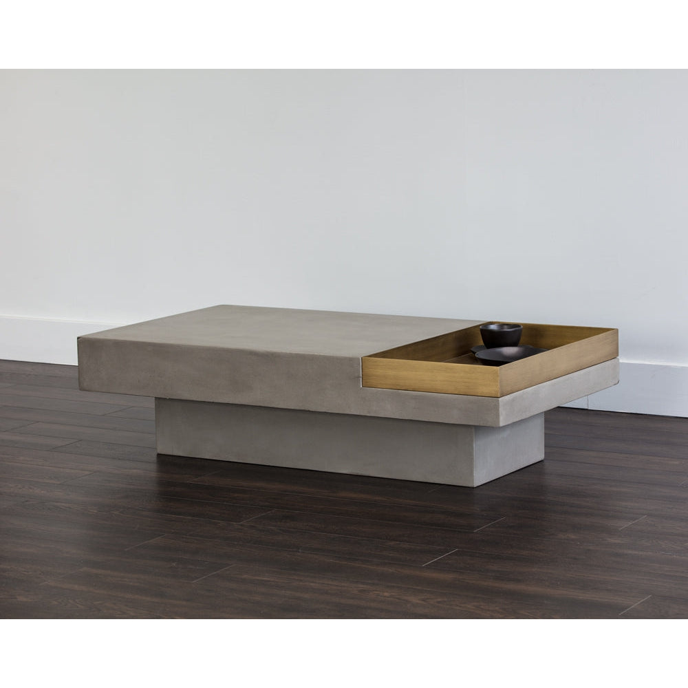 Quill Coffee Table-Sunpan-SUNPAN-103312-Coffee TablesSquare-4-France and Son