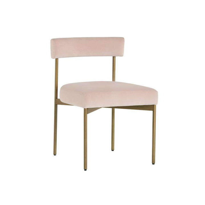 Seneca Dining Chair-Sunpan-SUNPAN-103364-Dining ChairsVelvet Blush-2-France and Son