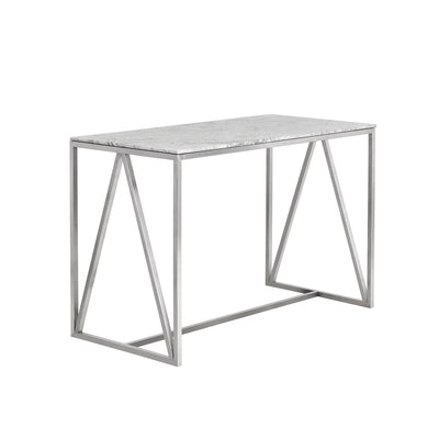 Abel Counter Table - Stainless Steel-Sunpan-SUNPAN-103772-Side Tables-1-France and Son