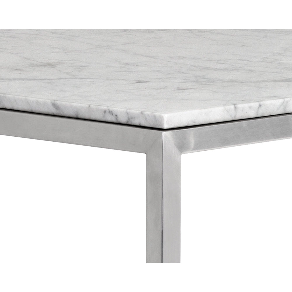 Abel Counter Table - Stainless Steel-Sunpan-SUNPAN-103772-Side Tables-4-France and Son