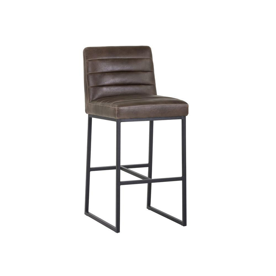 Spyros Barstool - Havana Dark Brown-Sunpan-SUNPAN-103895-Bar Stools-1-France and Son