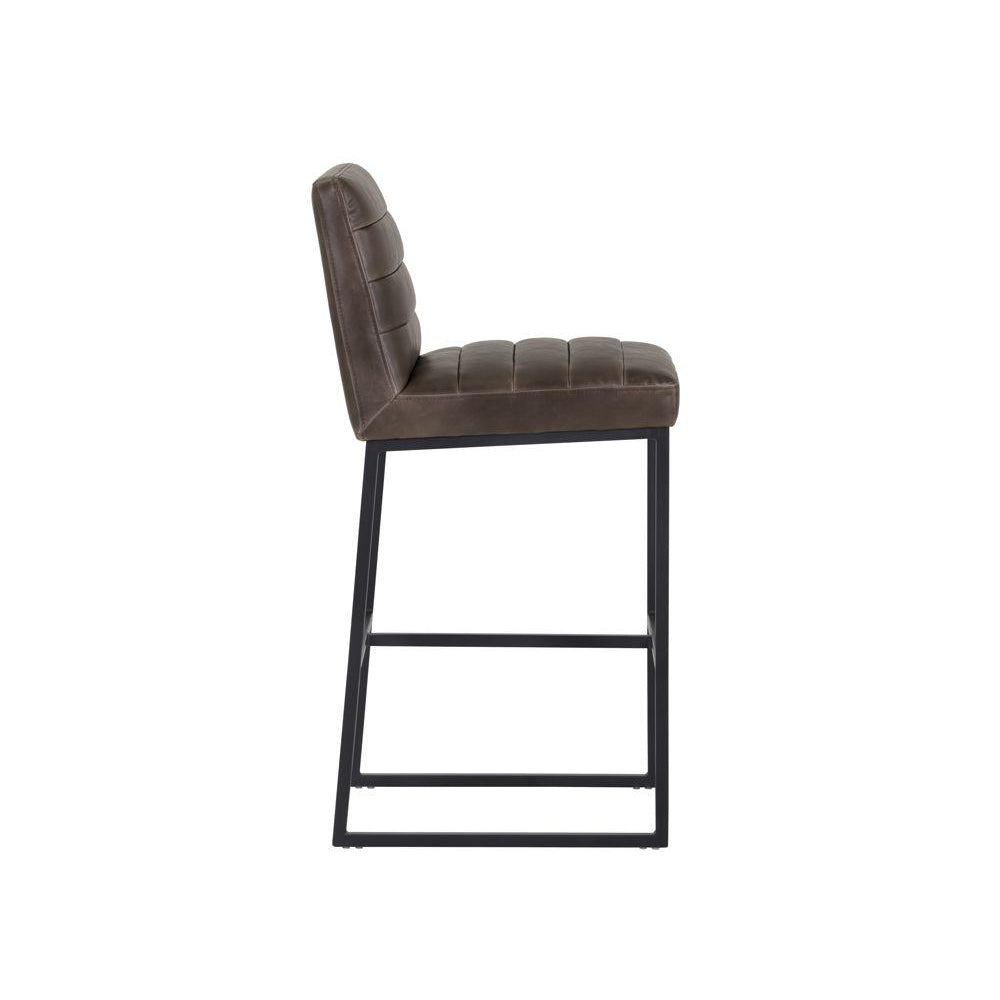 Spyros Barstool - Havana Dark Brown-Sunpan-SUNPAN-103895-Bar Stools-2-France and Son