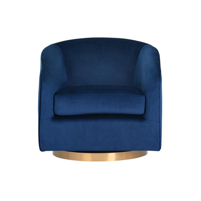 Hazel Swivel Chair-Sunpan-SUNPAN-104003-Lounge ChairsBlack-15-France and Son