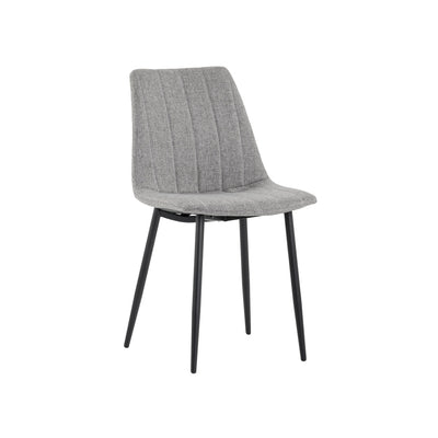 Drew Dining Chair-Sunpan-SUNPAN-104030-Dining ChairsBlack - Light Grey-3-France and Son