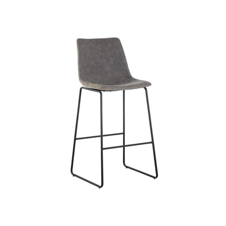 Cal Bar Stool-Sunpan-SUNPAN-104038-Bar StoolsAntique Grey-1-France and Son