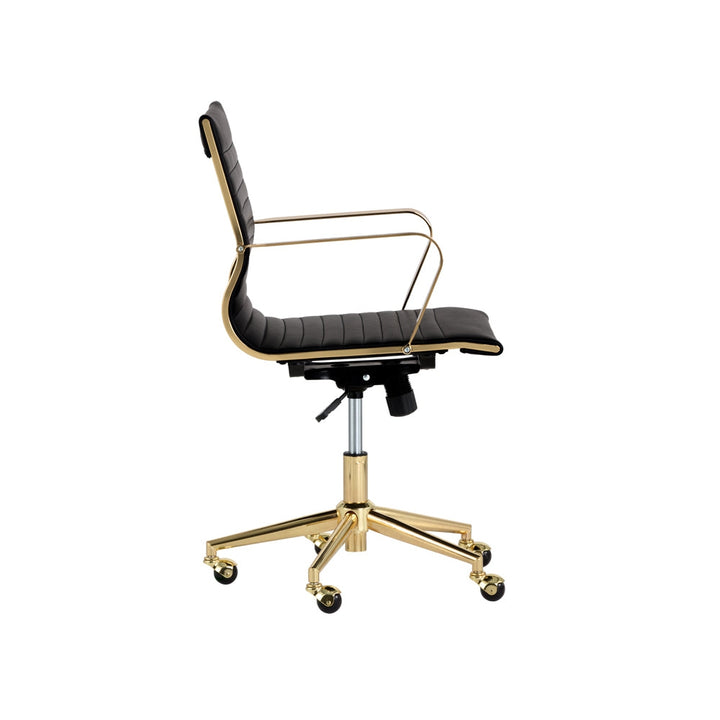 Jessica Office Chair-Sunpan-SUNPAN-104047-Task ChairsBlack-5-France and Son