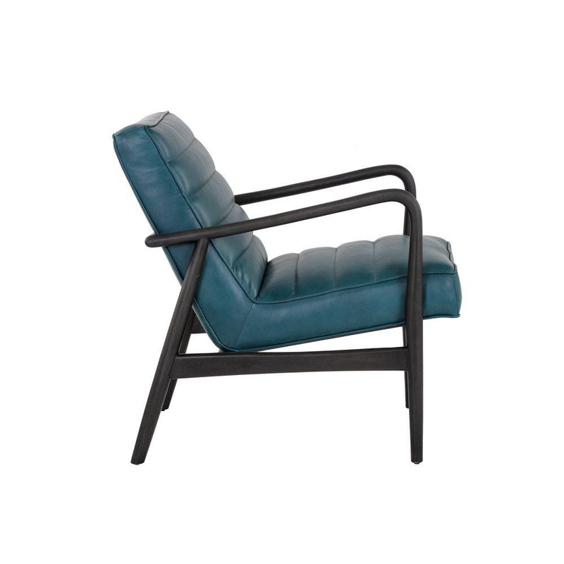 Lyric Lounge Chair-Sunpan-SUNPAN-104093-Lounge Chairsvintage peacock-6-France and Son
