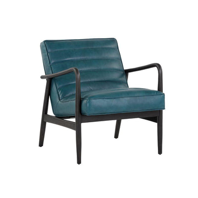 Lyric Lounge Chair-Sunpan-SUNPAN-104093-Lounge Chairsvintage peacock-1-France and Son