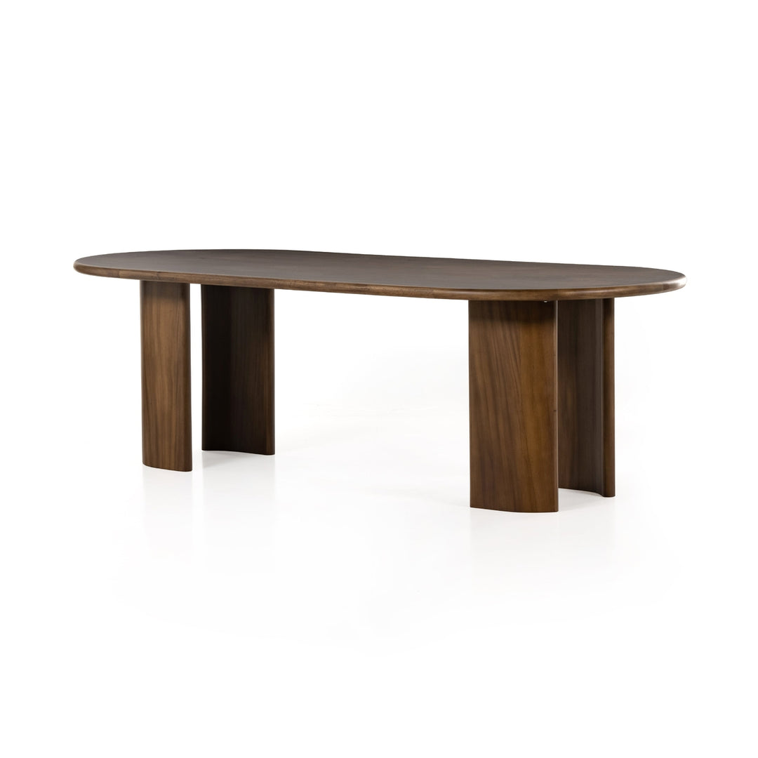 Lunas Oval Dining Table-Four Hands-FH-104276-002-Dining TablesCaramel Guanacaste-5-France and Son