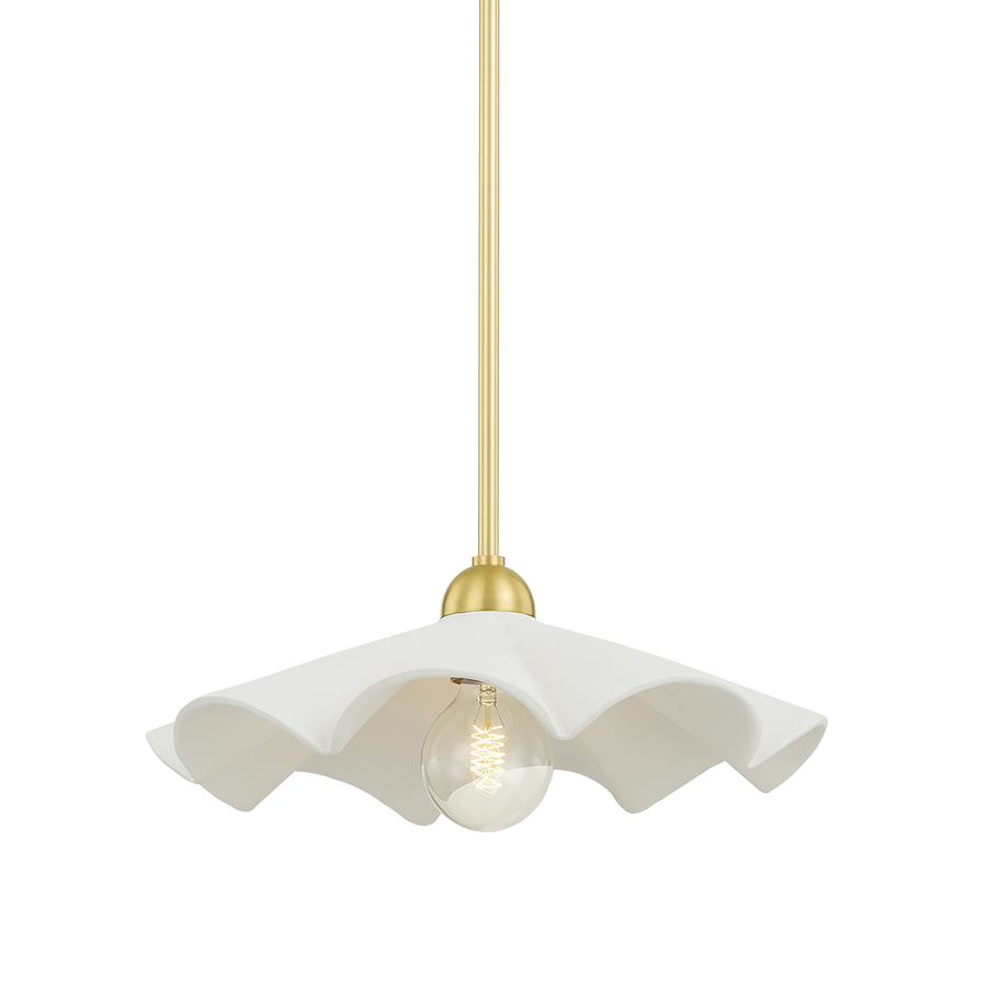 Maisie 1 Light Pendant-Mitzi-HVL-H712701-AGB/CTW-Pendants-1-France and Son