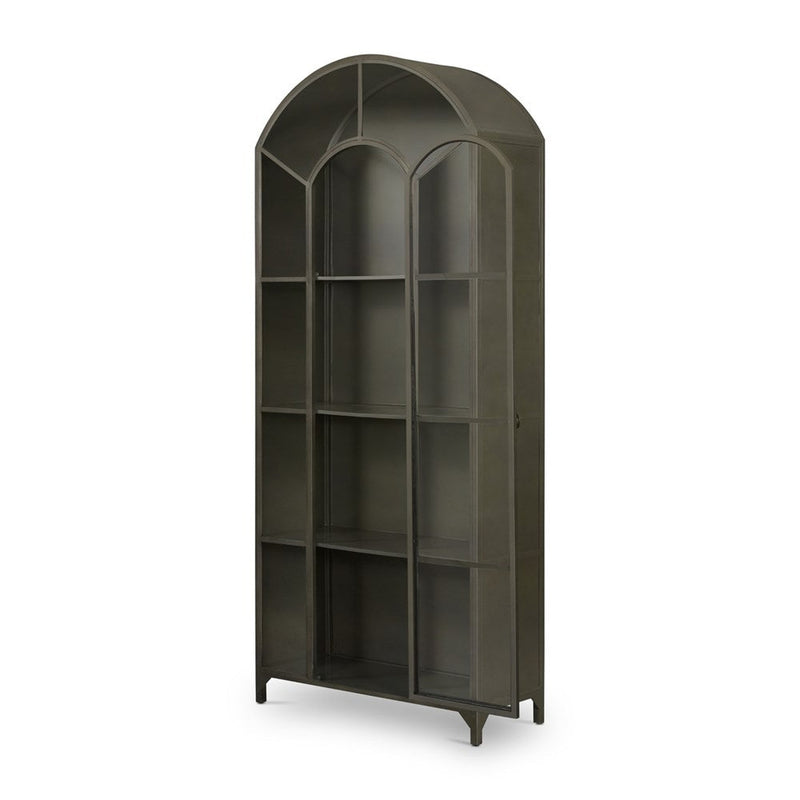 Belmont Metal Cabinet-Four Hands-FH-VBEL-F030-Bookcases & CabinetsBlack-7-France and Son