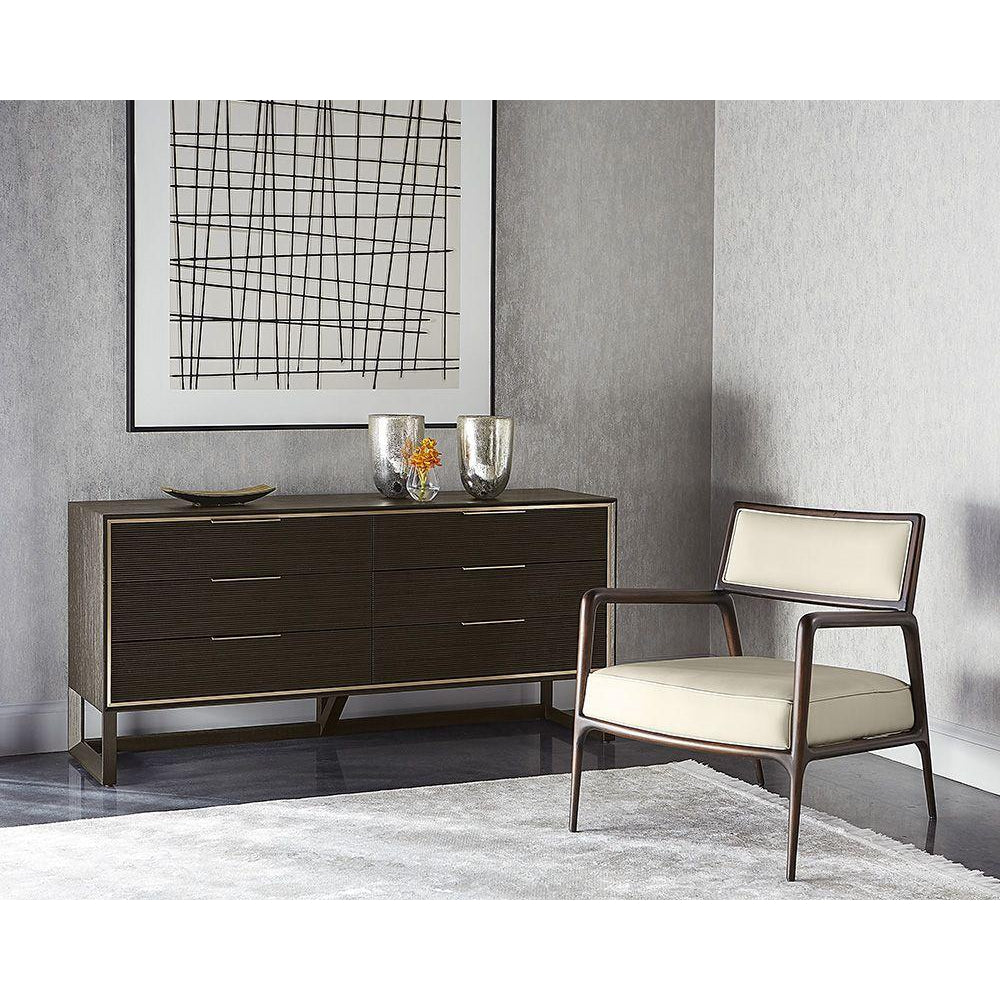 Damien Lounge Chair-Sunpan-SUNPAN-106562-Lounge Chairsvintage caramel-Leather-2-France and Son