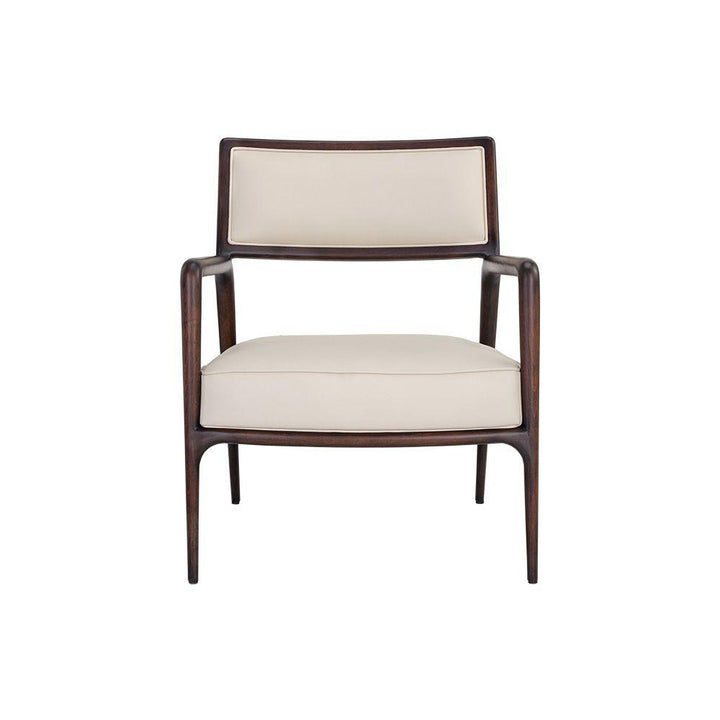 Damien Lounge Chair-Sunpan-SUNPAN-106562-Lounge Chairsvintage caramel-Leather-5-France and Son