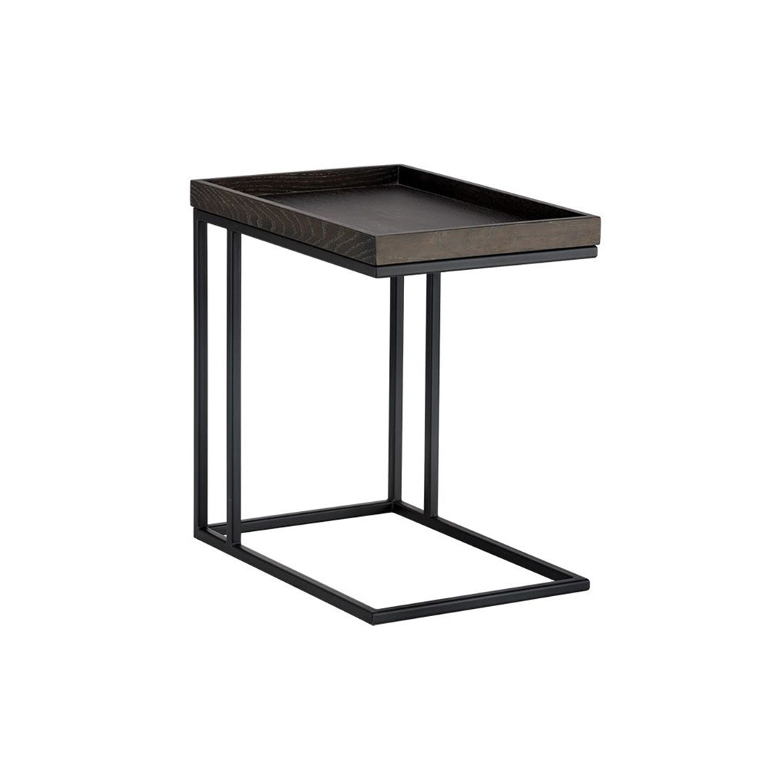 Arden End Table-Sunpan-SUNPAN-104615-Side TablesC Type-Black - Charcoal Grey-10-France and Son
