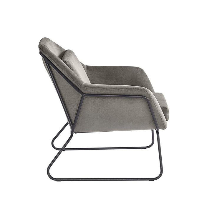 Watts Lounge Armchair-Sunpan-SUNPAN-104728-Lounge ChairsBlack - Antonio Charcoal-8-France and Son