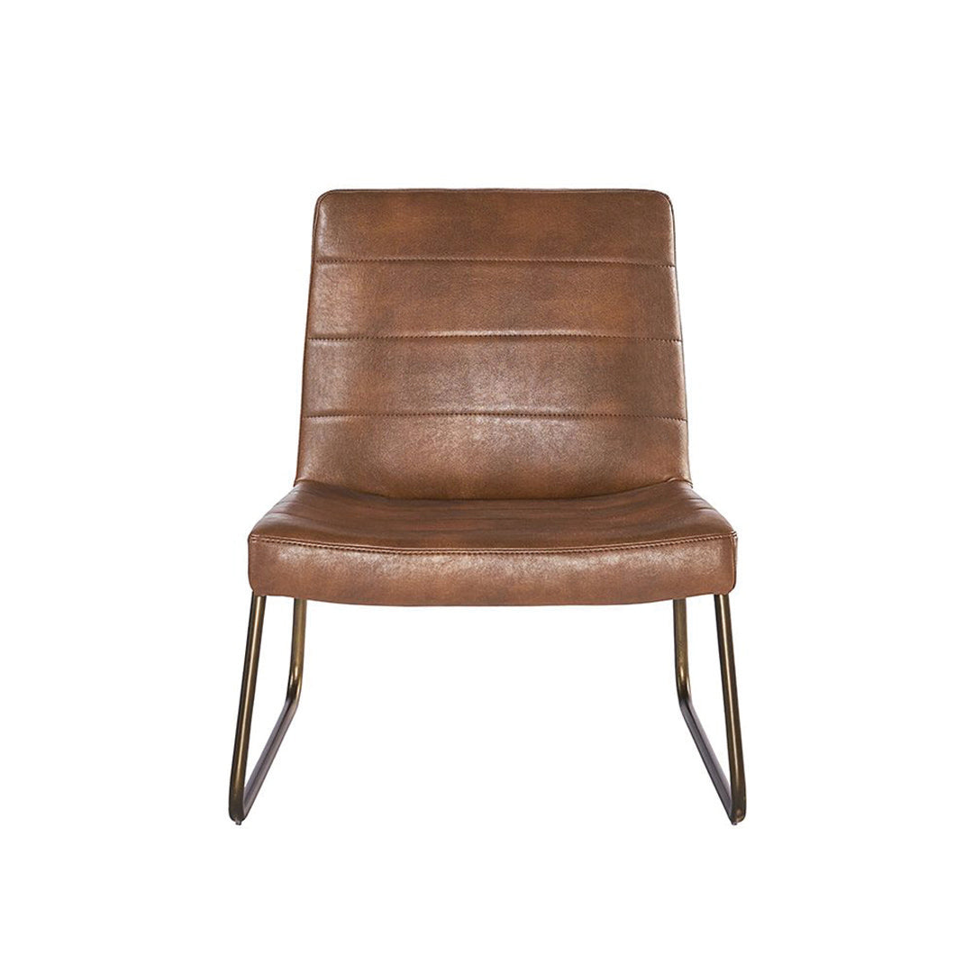 Anton Lounge Chair-Sunpan-SUNPAN-104843-Lounge ChairsBravo Cognac-3-France and Son