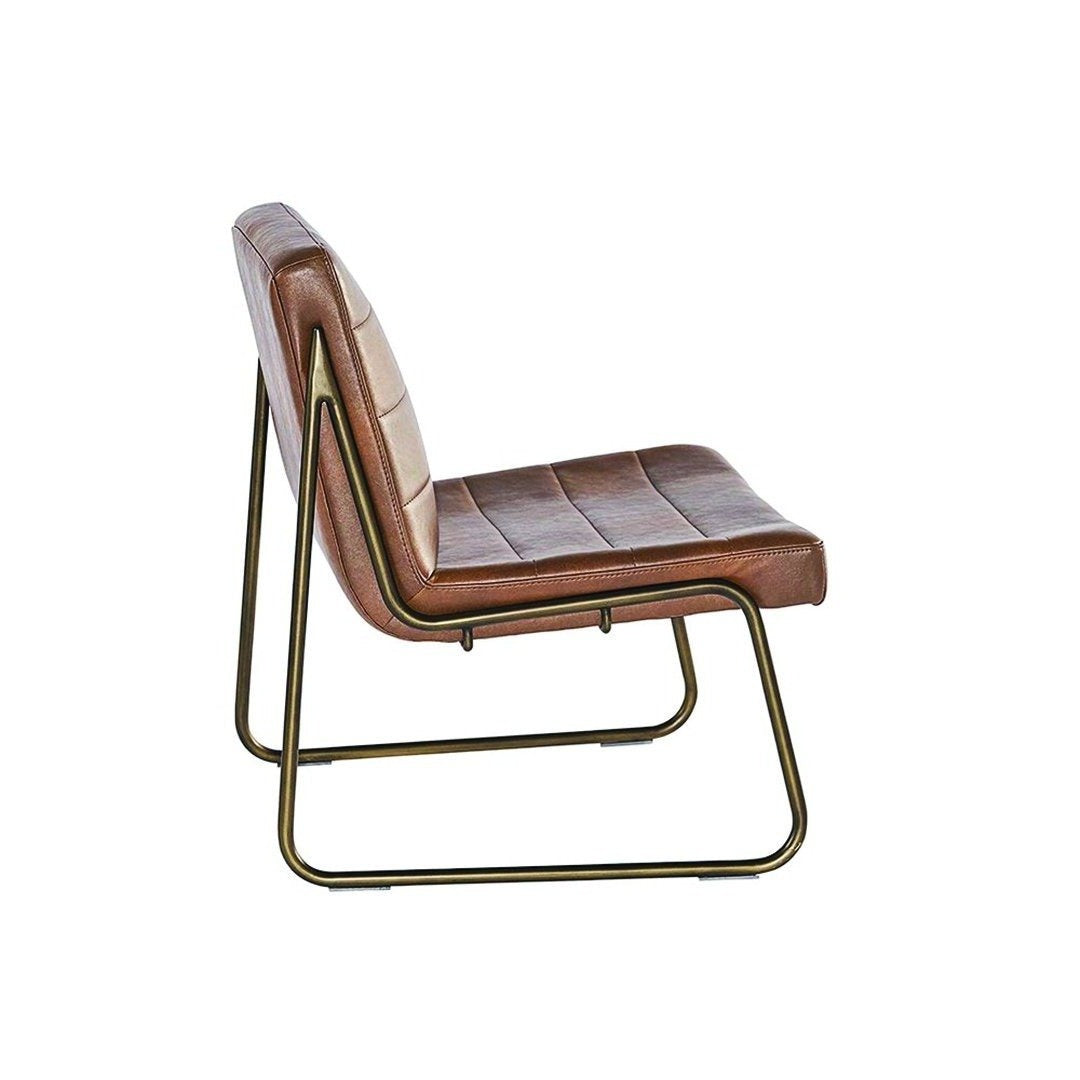 Anton Lounge Chair-Sunpan-SUNPAN-104843-Lounge ChairsBravo Cognac-4-France and Son