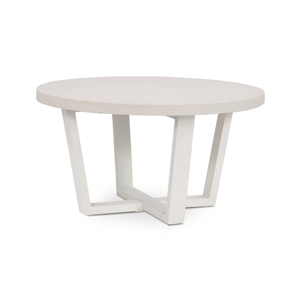 Cyrus Round Coffee Table-Four Hands-FH-104915-002-Outdoor Coffee TablesNatural Sand-2-France and Son