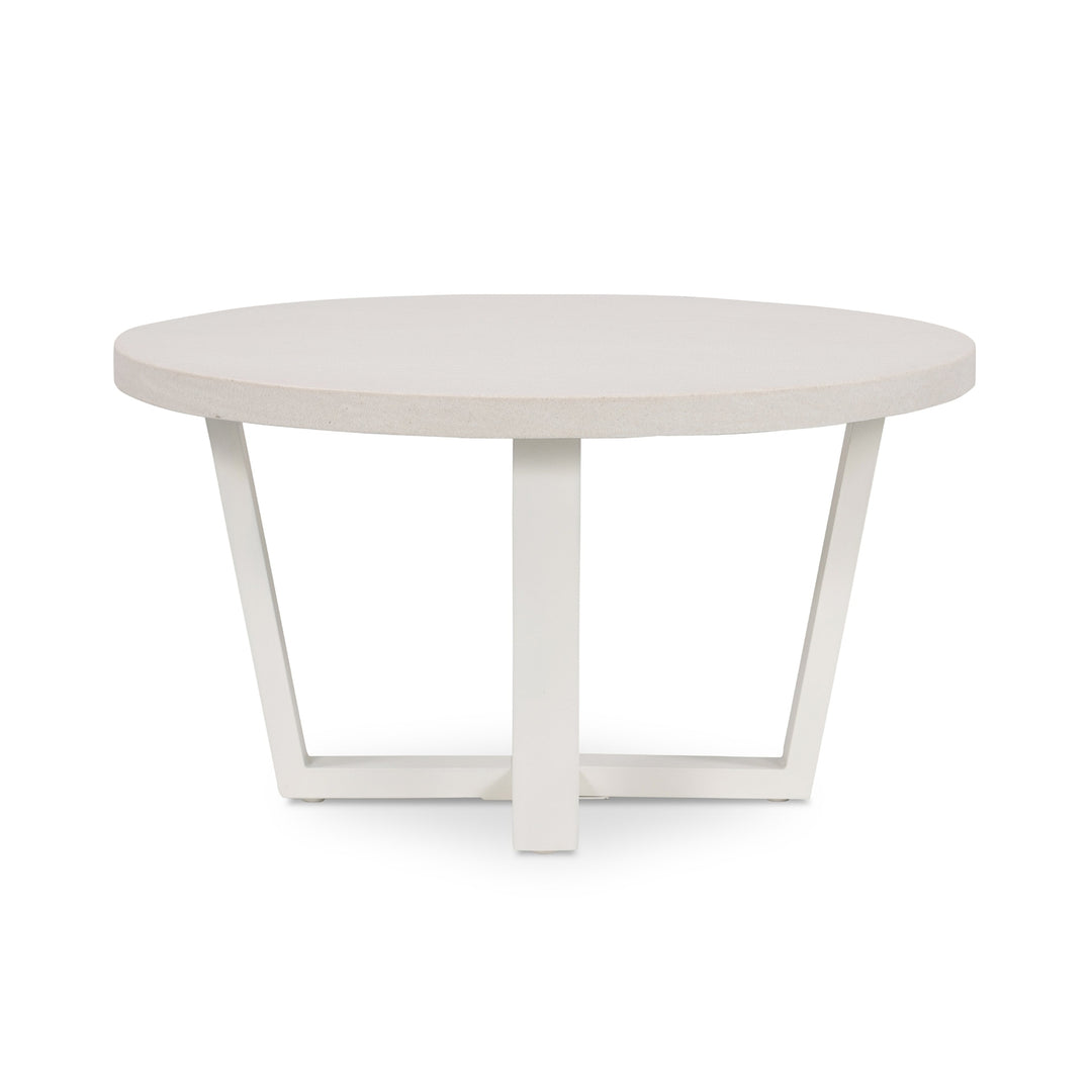 Cyrus Round Coffee Table-Four Hands-FH-VCNS-127-Outdoor Coffee TablesGrey-4-France and Son