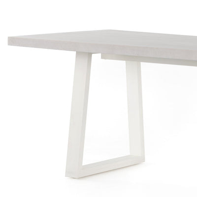 Cyrus Outdoor Dining Table-Four Hands-FH-VCNS-F004A-Dining TablesLight Grey-10-France and Son