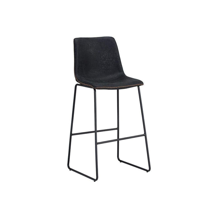 Cal Bar Stool-Sunpan-SUNPAN-104960-Bar StoolsAntique Black-15-France and Son