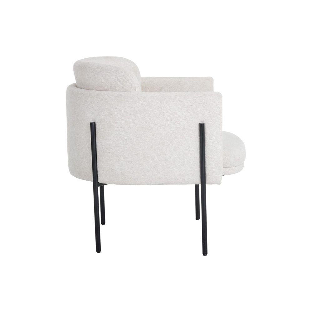 Richie Chair - Eclipse White-Sunpan-SUNPAN-104985-Lounge Chairs-2-France and Son