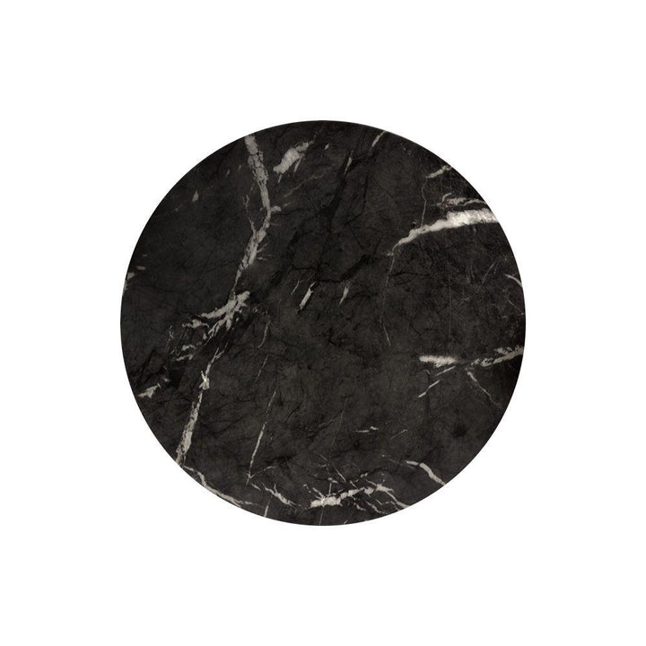 Lucida End Table - Marble Look - Black-Sunpan-SUNPAN-105011-Side Tables-3-France and Son