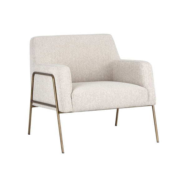 MIXT Cybil Polo Club Kohl Grey Lounge Chair from Sunpan