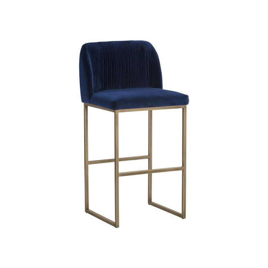 Nevin Barstool - Sapphire Blue-Sunpan-SUNPAN-105085-Bar Stools-1-France and Son