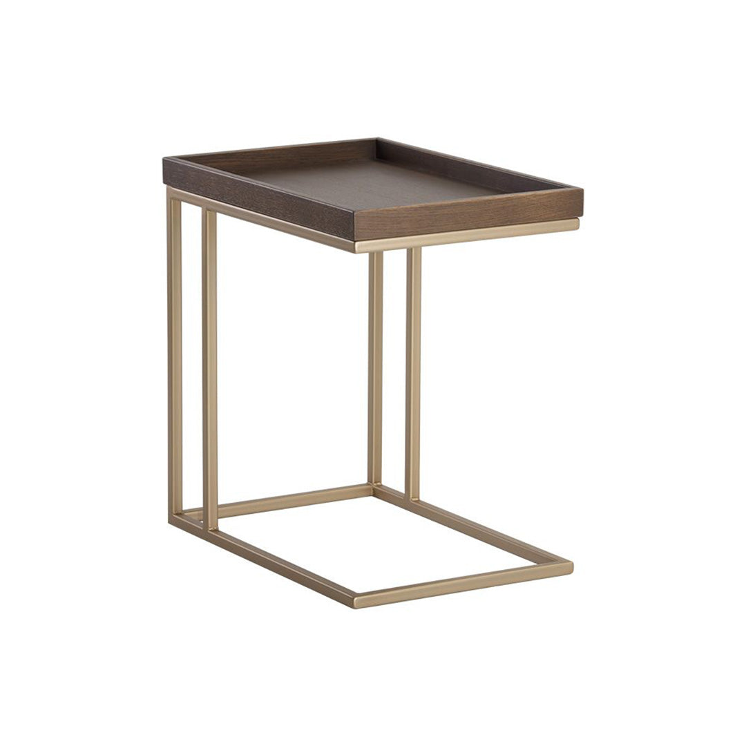 Arden End Table-Sunpan-SUNPAN-105235-Side TablesC Type-Gold - Raw Umber-14-France and Son