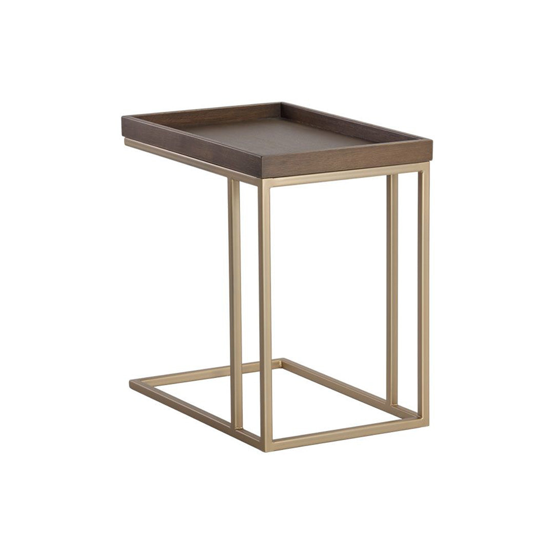 Arden End Table-Sunpan-SUNPAN-104617-Side TablesSquare-Gold - Raw Umber-16-France and Son
