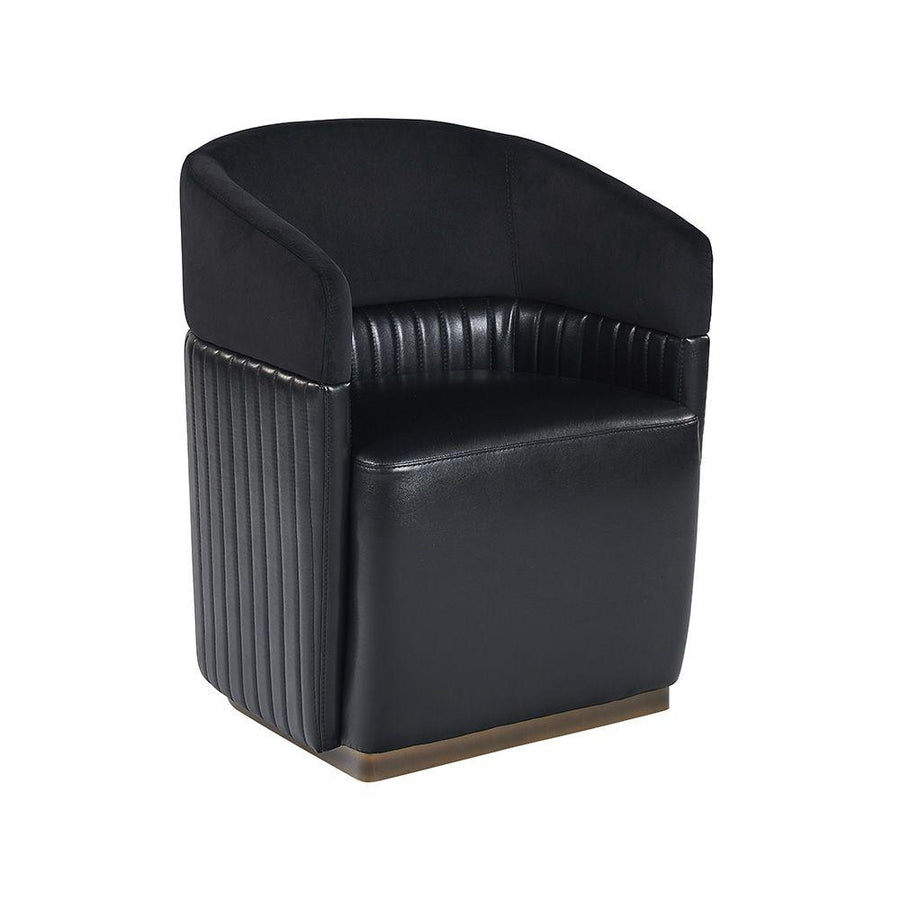 Genval Wheeled Chair-Sunpan-SUNPAN-105246-Lounge Chairs-1-France and Son