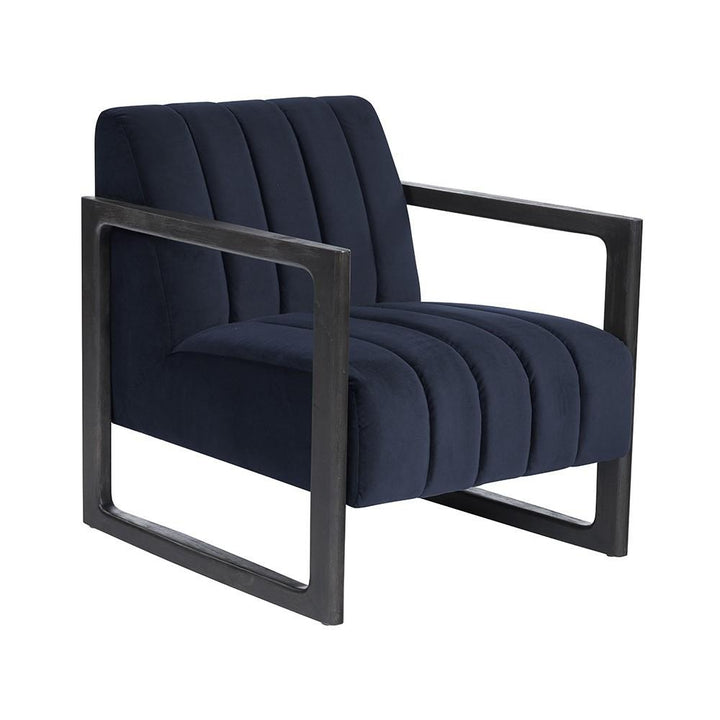 Joaquin Armchair-Sunpan-SUNPAN-105273-Lounge ChairsMetropolis Blue-100% Polyester-13-France and Son