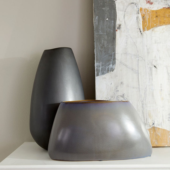 Sharp Slate Vase-Cyan Design-CYAN-10527-DecorSmall-2-France and Son