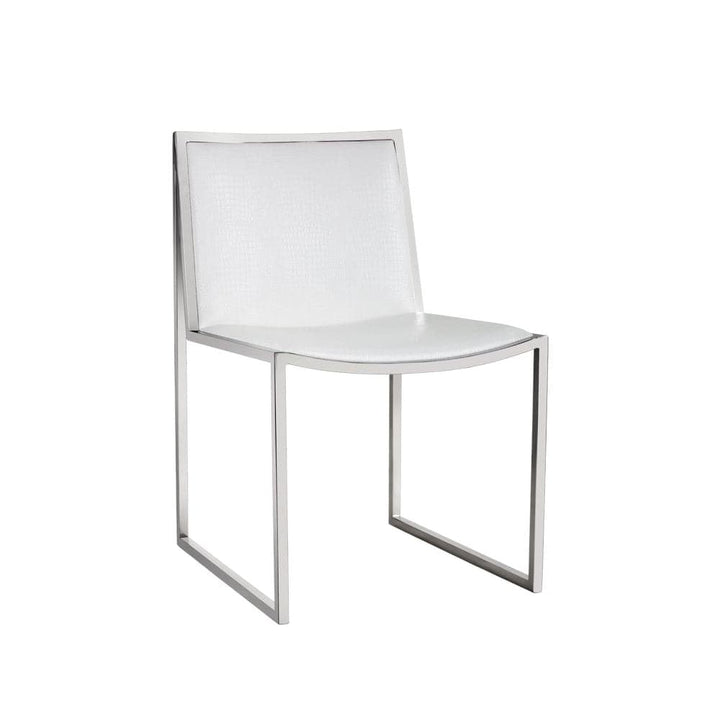 Blair Dining Chair-Sunpan-SUNPAN-105287-Dining ChairsWhite-Silver-3-France and Son