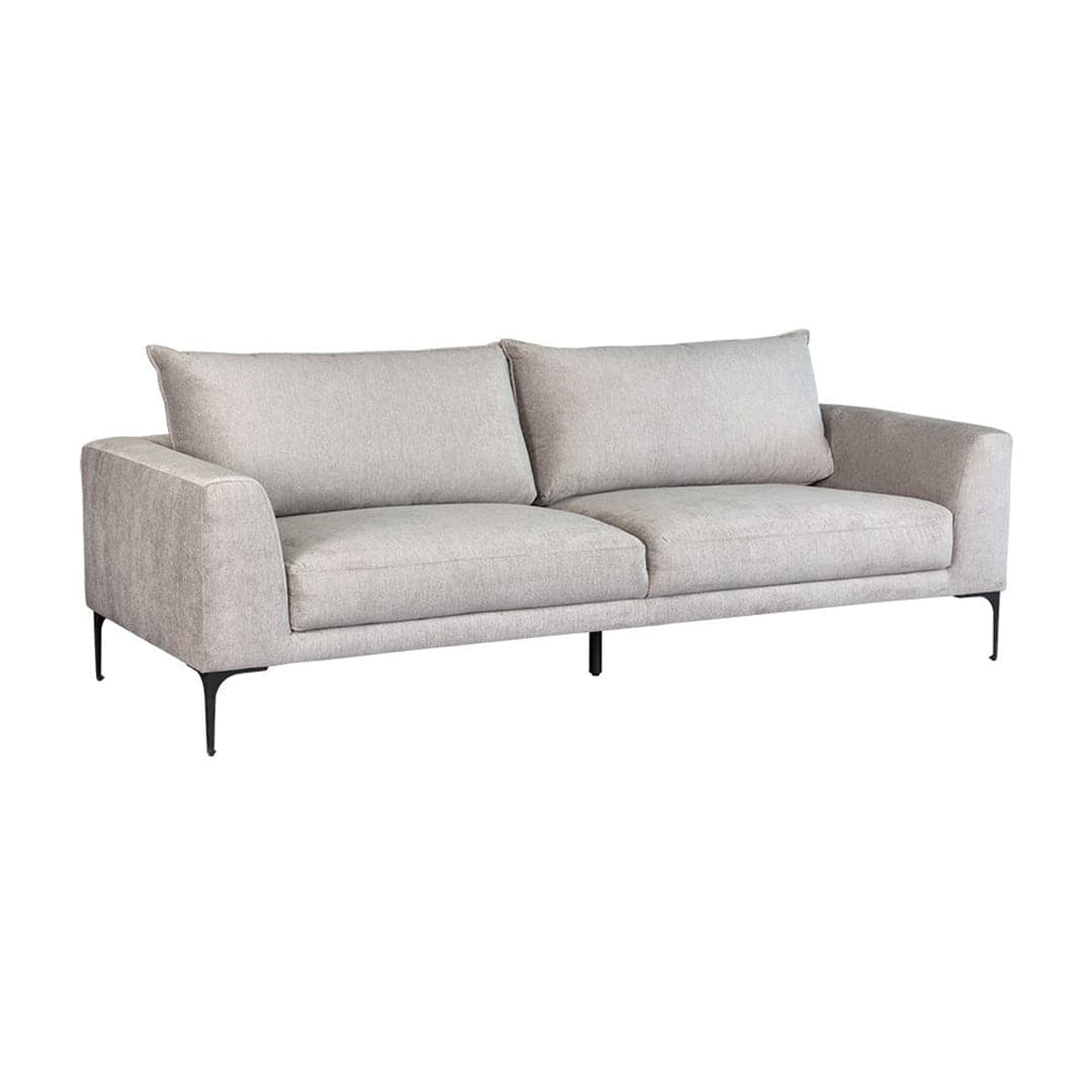 Virgo Sofa-Sunpan-SUNPAN-105301-SofasPolo Club Stone-94% Polyester/6% Nylon-1-France and Son