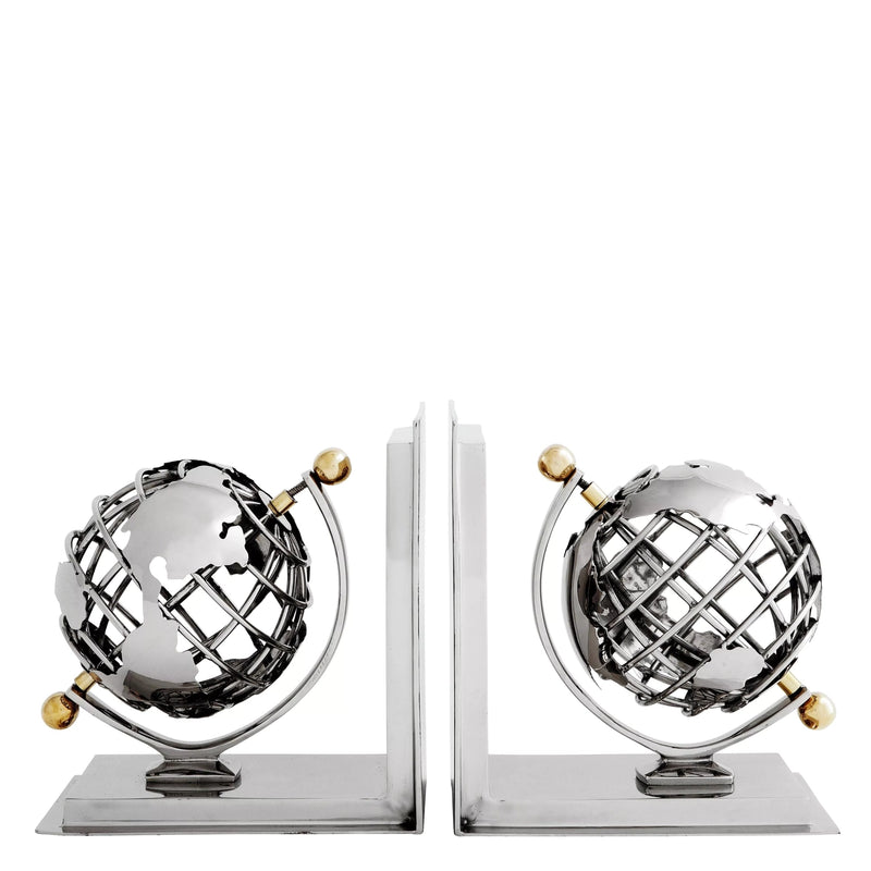 Bookend Globe Set of 2-Eichholtz-EICHHOLTZ-105302-Bookends-1-France and Son