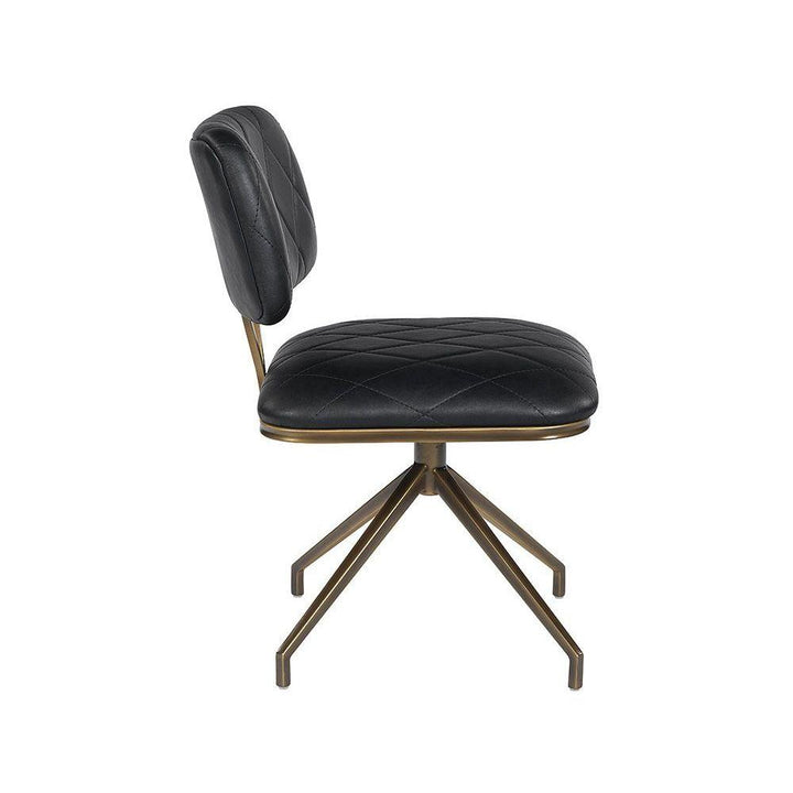 Virtu Swivel Chair-Sunpan-SUNPAN-105105-Lounge Chairscognac-5-France and Son