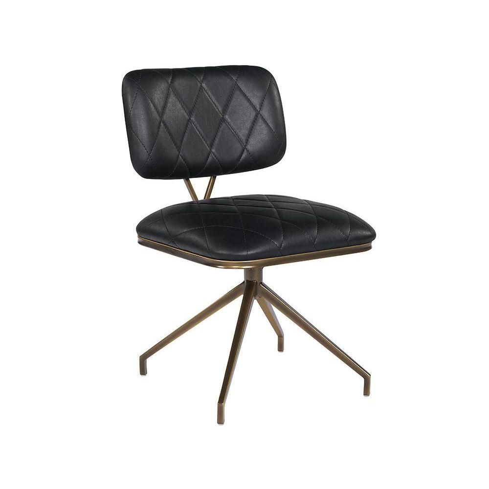 Virtu Swivel Chair-Sunpan-SUNPAN-105319-Lounge Chairsblack-4-France and Son