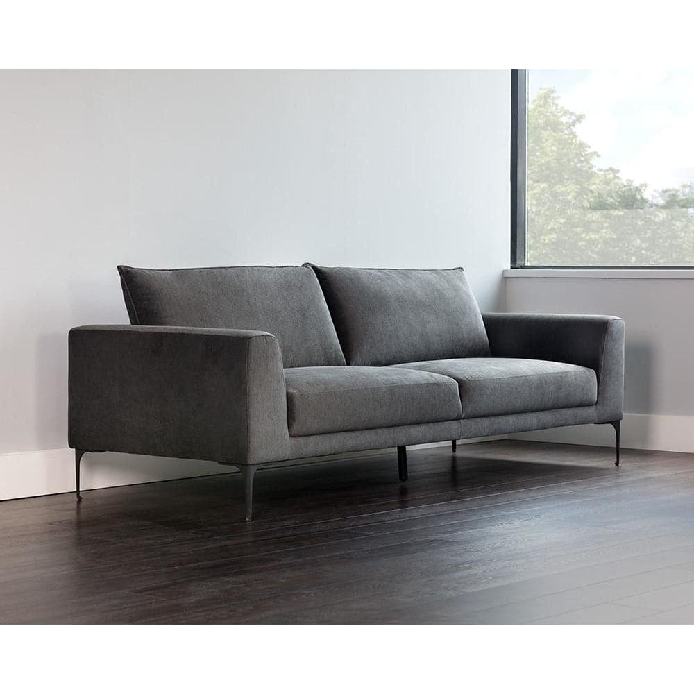 Virgo Sofa-Sunpan-SUNPAN-105301-SofasPolo Club Stone-94% Polyester/6% Nylon-3-France and Son